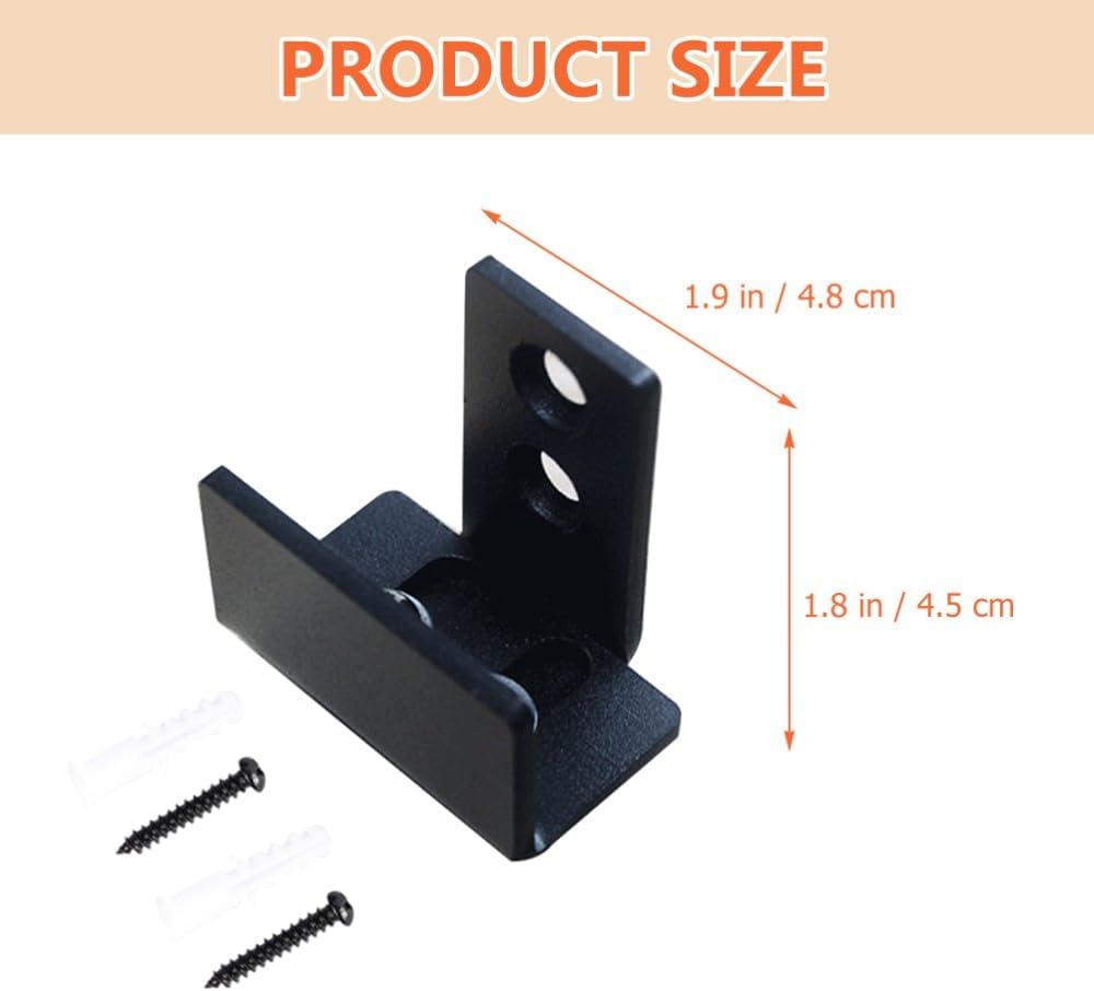 ya 26 10.21 baidi 2 PCS Wall Guide Groove Stopper Barn Door Floor Stoppers Adjustable