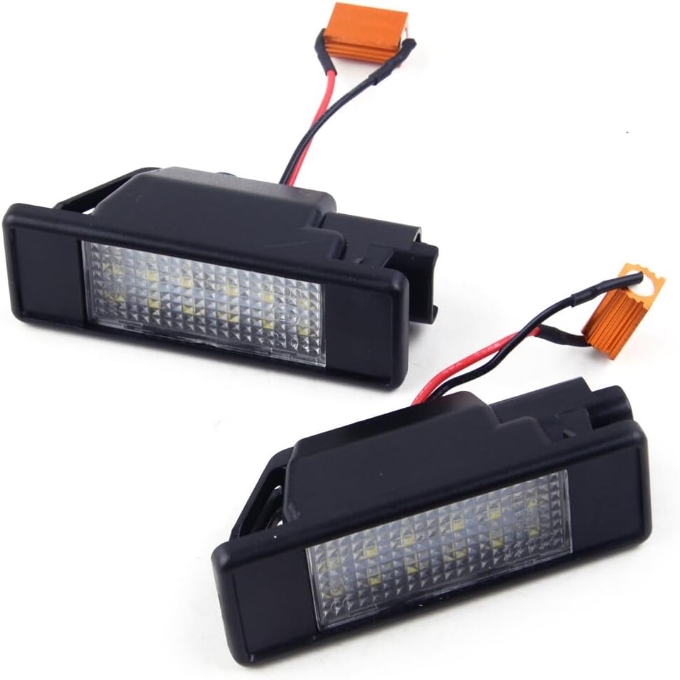 ya 4 8.14 2pcs High Brightness LED License Plate Light for Mercedes Sprinter 06-16