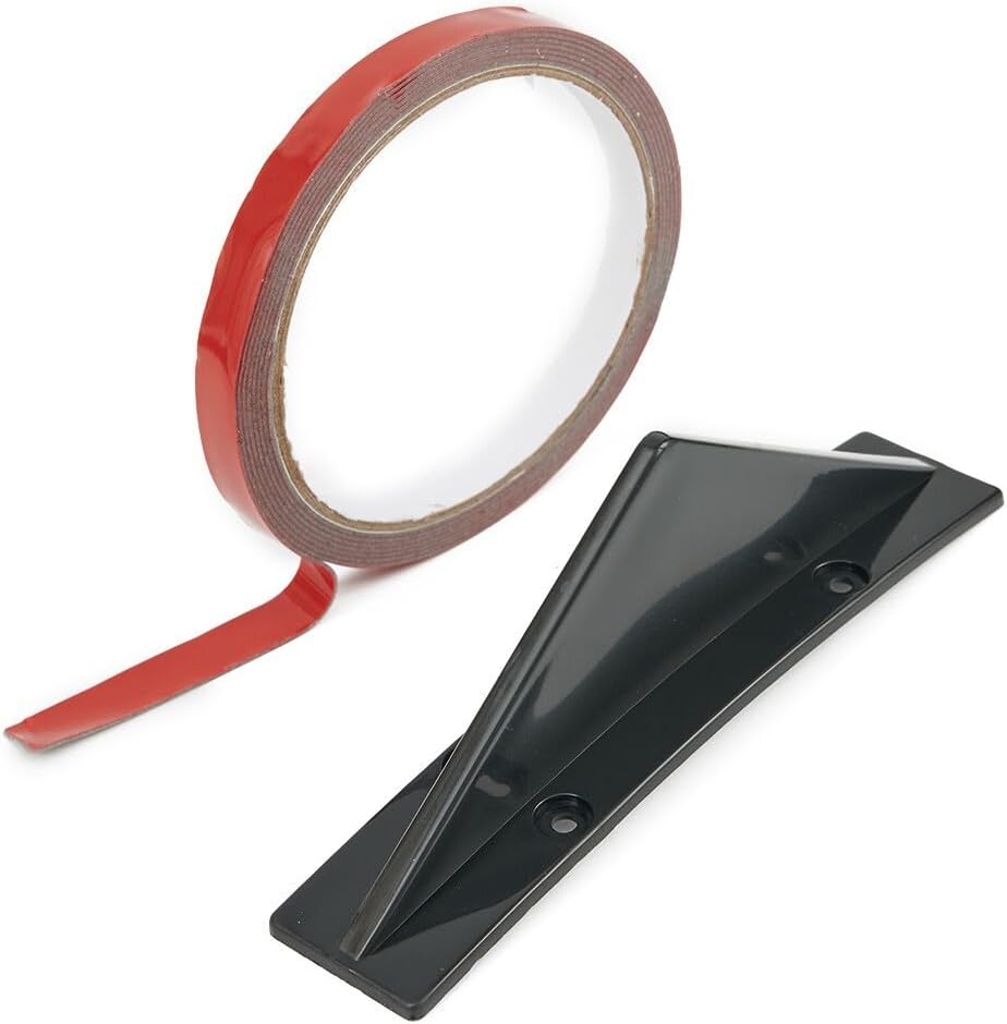 ya 2 8.15 4* Rear Bumper Diffuser Cap for Chrysler 300 ABS Plastic Black Universal New