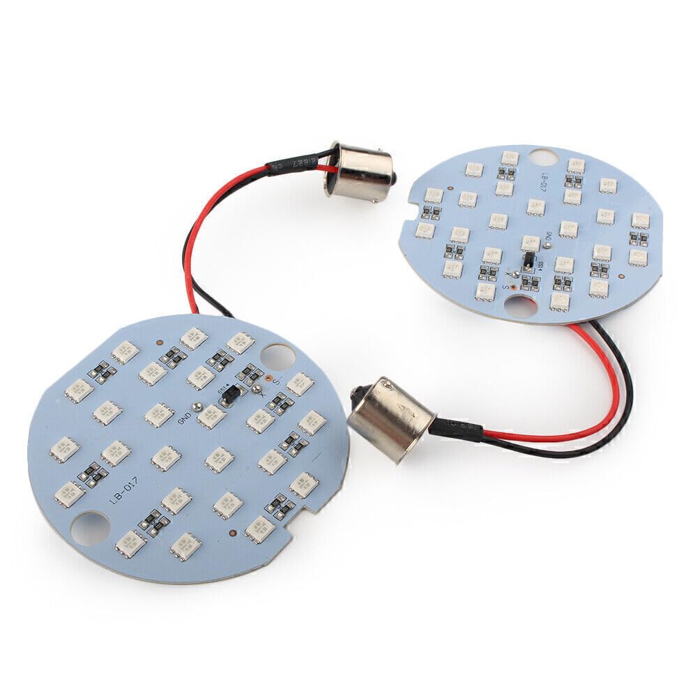 ya 6 8.14 Turn Signal/Daytime Running Panel Light Fit Harley 1156 BA15d Socket Base Plug