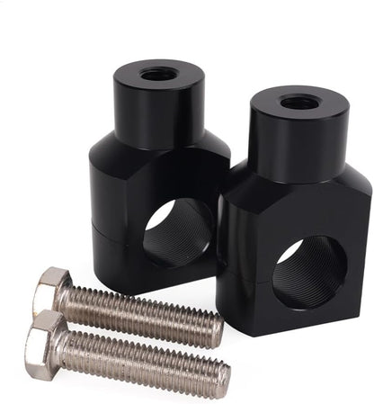 ya 13 9.15 baidi 1 Black Motorcycle Handlebar Risers for Harley Dyna Fatboy Softail Sportster