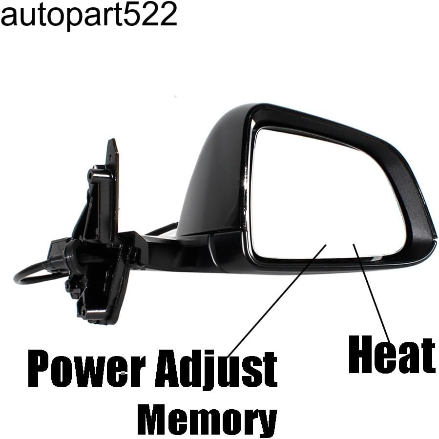 ya 7 8.24 baidi for Tesla Model Y 2020-2023 Black Right Passenger Side Mirror 13 Pin Heated