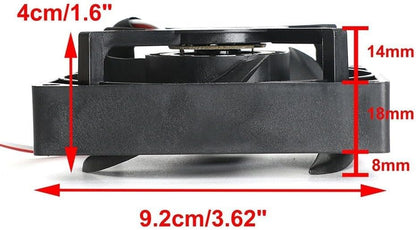 ya 26 10.21 baidi 92 * 92mm New zers Home Appliances Motor Fan Flow Fan 0.3A 1pcs