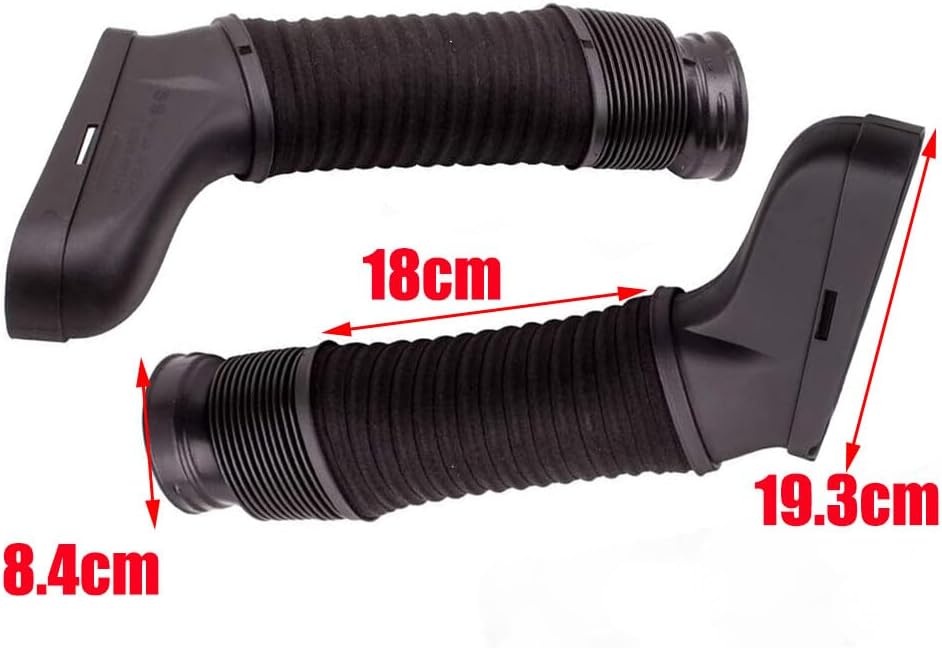 ya 7 8.24 baidi for Mercedes-Benz W204 W212 E350 2008-2012 Pair Air Intake Inlet Duct Hose Pipe