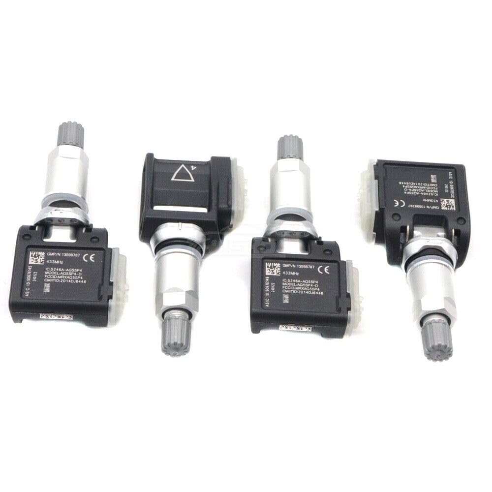 ya 4 8.8 4pcs Tire Pressure Sensor TPMS13598787 for GM for Cadillac ATS CTS 13589602 433MHz