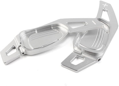 ya 15 10.19 zhengce for Audi A5/S5/SA5 2016 Silver Steering Wheel Shift Paddle Shifter Trim Cov