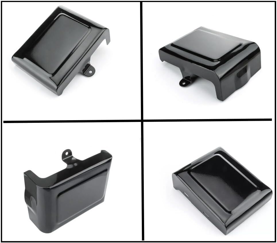ya 23 10.7 baidi Glossy Black Right Battery Cover Fit For '12-'17 for Harley Dyna Fat Bob Wide Glide