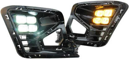 ya 9 10.24 1Pair Front Bumper Fog Light Daytime Running Light LED for Kia Rio 2022 2023