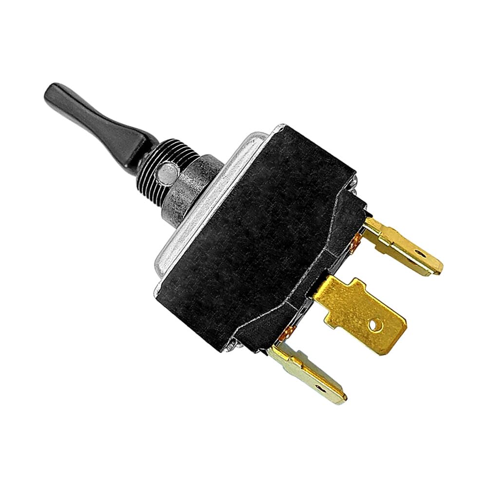 ya 13 9.15 baidi for Kenworth K301-317 K301317 Momentary Toggle Switch 6-Pin Metal Black Replaces