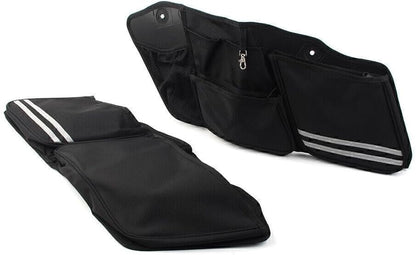 ya 11 9.14 baidiSaddlebag Liners Travel Packs Black Fit for Harley Touring Road King FLTR FLHX 14-20
