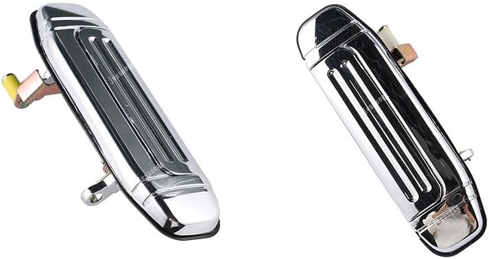 ya 9 10.24 2xExterior Rear L+R Door Handle Plating Chrome for Mitsubishi Montero for Pajero V46