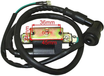 ya 13 9.15 baidi Ignition Coil For 50cc 110cc 125cc Lifan Loncin Taotao Roketa SSR Pit Bike ATV