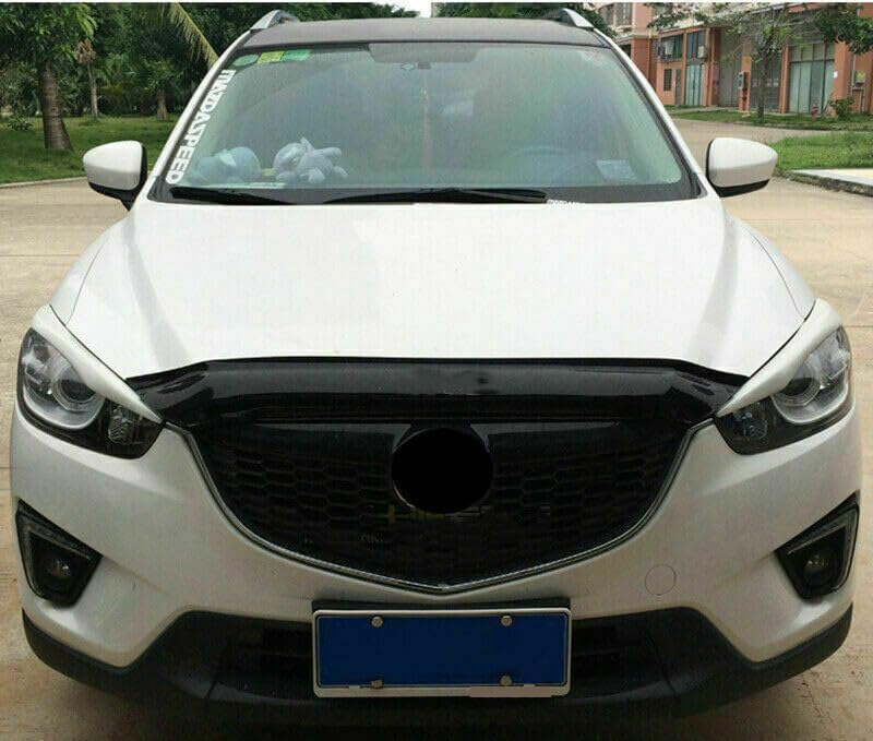 ya 6 8.24 baidi for Mazda for CX-5 2012-16 Black Front Shield Hood Deflector Guard Bonnet Protector