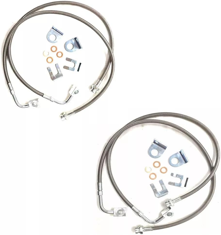ya 10 9.16 baidi 4x NEW Extended Brake Lines Fit For 2007-2018 for Jeep for Wrangler 2.0L 3.6L 3.8L 89716