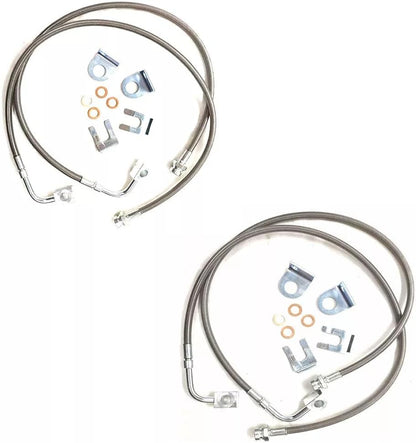 ya 10 9.16 baidi 89716 Front+Rear Stainless Brake Lines For 2007-2018 for Jeep for Wrangler 2.0 3.6L 3.8L