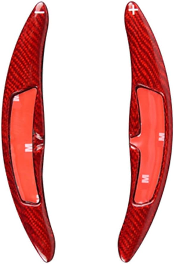 ya 5 8.24 baidi Red Carbon Fiber Steering Wheel Paddle Shifter Extension for Porsche for PANAMERA