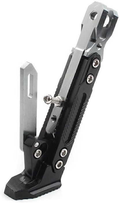ya 9 10.24 Stainless Steel Motorcycle Non-Slip Adjustable Kickstand Foot Side Support