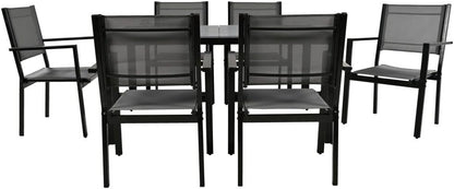 ya 28 10.13 baidi Gray Steel Table Set, for Patio