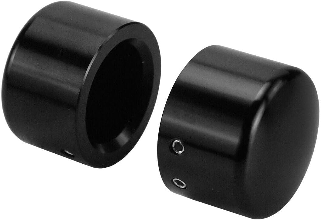 ya 23 10.7 baidi Black front axle cap nut cover for Harley Street, Glide Road, King Softail Dyna-