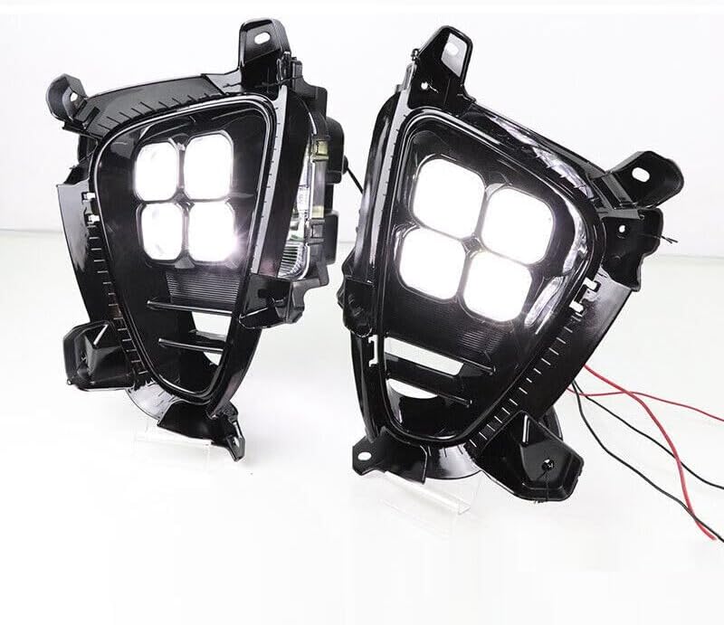 ya 9 10.24 Suitable for Kia for Sorento 2018-2020 LED front daytime running lights fog lamp kit with bezel
