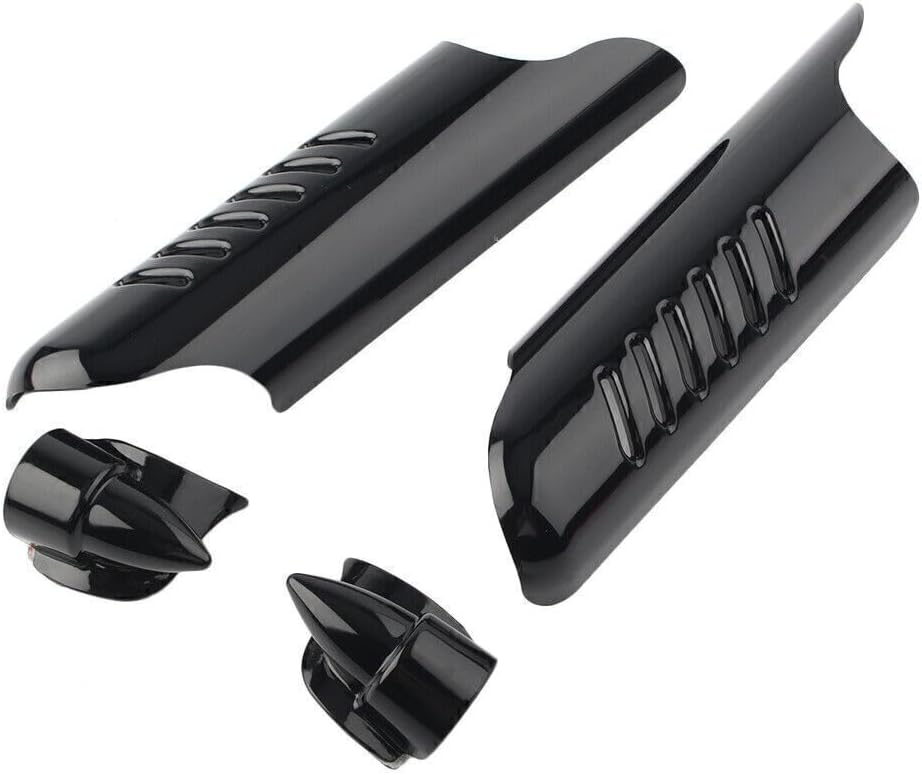 ya 4 8.14 Fork Lower Leg Side Deflectors Shield Cover for Harley Touring Road King 00-13