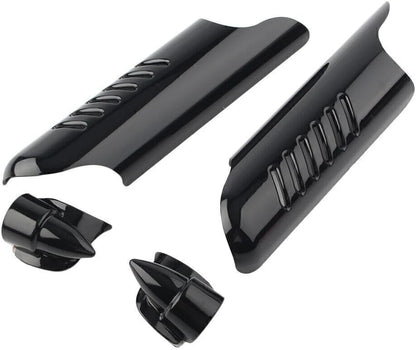 ya 4 8.14 Fork Lower Leg Side Deflectors Shield Cover for Harley Touring Road King 00-13