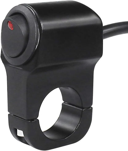 ya 4 8.14 7/8 ATV Handlebar Light Switch CNC Aluminum Alloy Fog Light Brake Light Switch