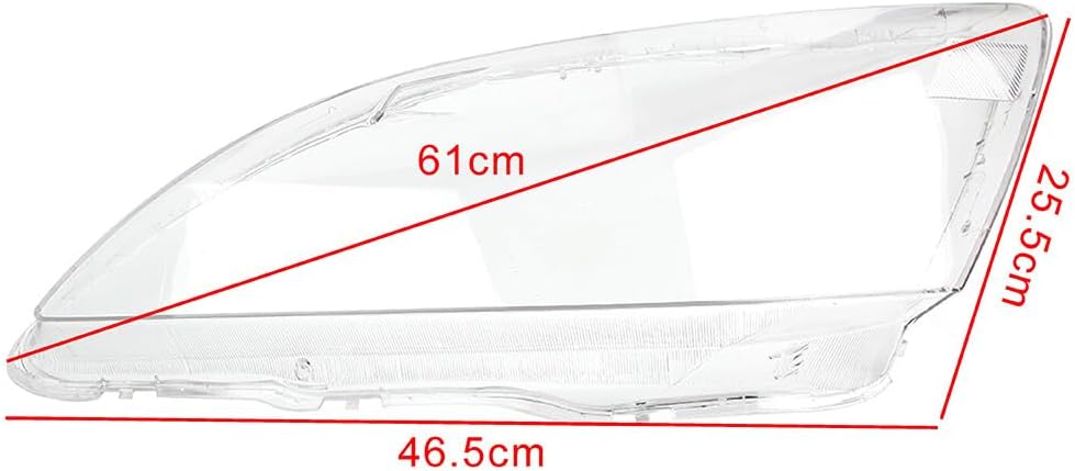 ya 4 8.10 Paar scheinwerferglas Abdeckung Kunststoff Shell Case f¨¹r for Honda for Accord 03-07 L+R