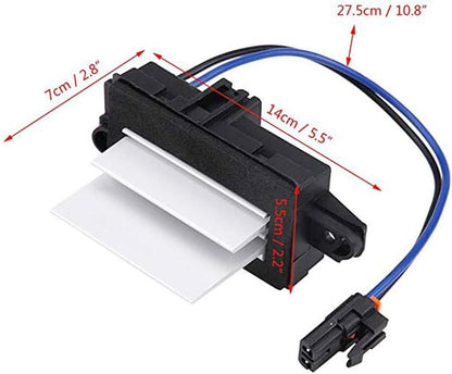 ya 11 9.14 baidi1PC for Chevy Trailblazer EnvoyFront HVAC Heater Blower Motor Resistor 53-69738