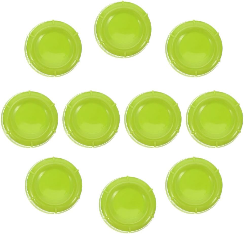 ya 14 9.20 baidi 10PCS Glass Bottle Lid Fresh-Keeping Caps Replacement Milk Bottle Lids New-1
