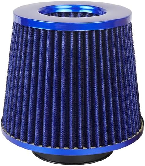 ya 23 10.7 baidi 1Pc 3 76mm Inlet Cold Air Intake Cone Replacement Quality Dry Air Filter Blue