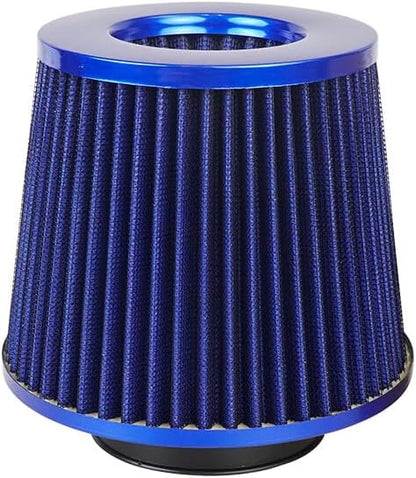 ya 23 10.7 baidi 1Pc 3 76mm Inlet Cold Air Intake Cone Replacement Quality Dry Air Filter Blue