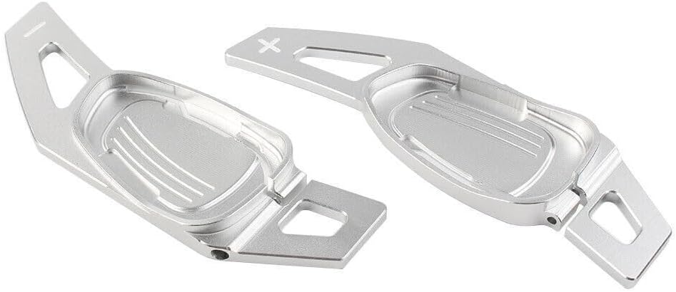 ya 15 10.19 zhengce for Audi A5/S5/SA5 2016 Silver Steering Wheel Shift Paddle Shifter Trim Cov