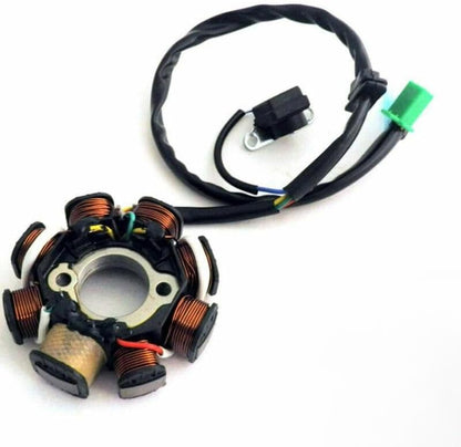 ya 2 8.15 DC Ignition Stator Magnetic Coil Generator 8 Rod for GY6 150cc 125cc Scooter ATV