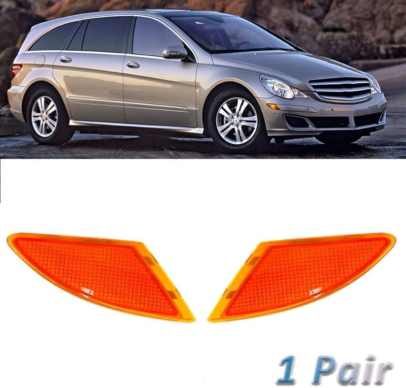 ya 6 8.24 baidi 2X Front Turn Signal Indicator Light for Mercedes-benz W251 R320 R350 R500 R6