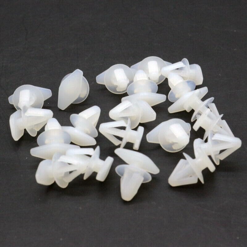 ya 4 8.8 Set of 20 White Nylon Weatherstrip Clips 11611342 Suitable for General for Buick Cascada Regal