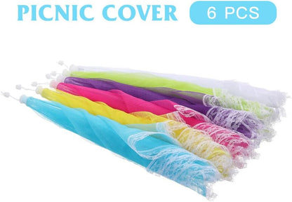 ya 14 9.20 baidi 6Pcs Collapsible Food Cover Tent for Food Cover 17 Inch Dining Picnic Use-1