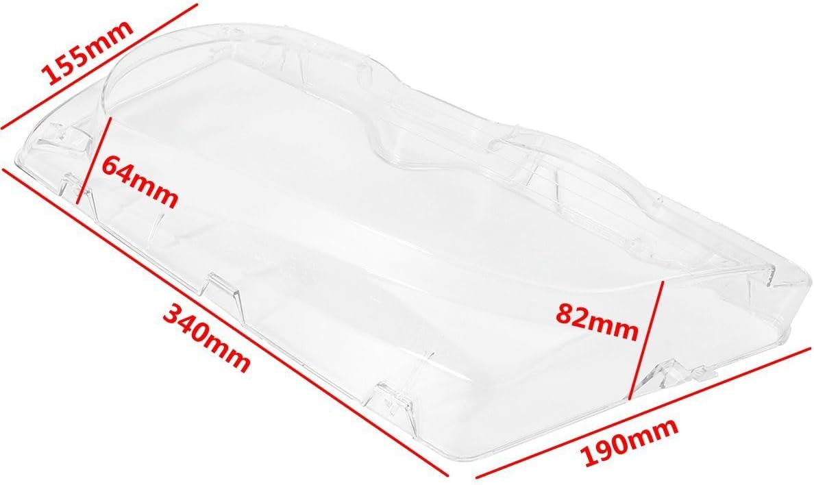 ya 11 9.14 zhengce 2x Front Headlight Lens Cover For 1999-2003 for BMW E46 2DR M3 2001-06 Pre-