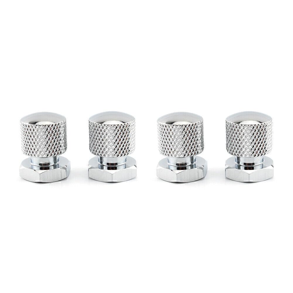 ya 9 10.24 for Harley Davidson Touring Silver Solo for SEAT Nuts Mounting Nuts 1/4-20