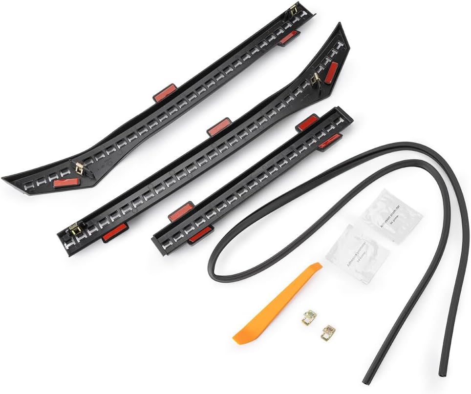 ya 2 8.15 Front and rear trunk cover sealing strips protect PP parts suitable for 20-23 for Tesla Model Y.