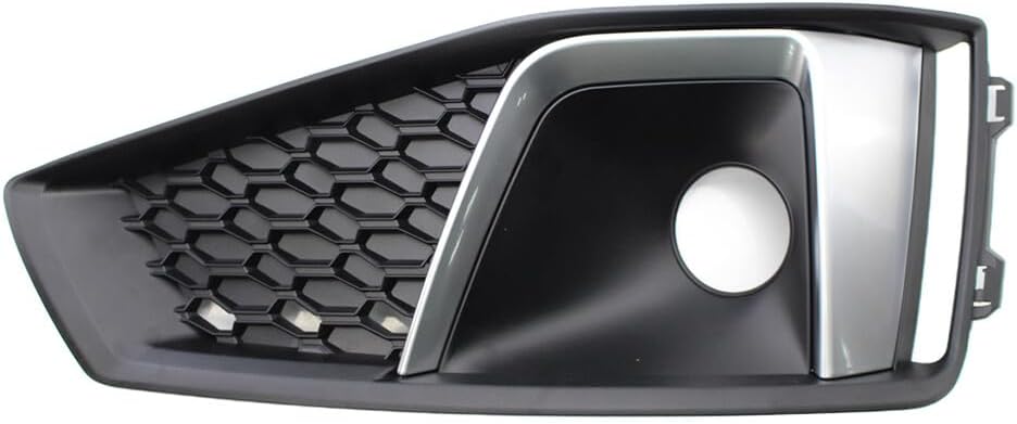 ya 4 8.14 for Audi A4 B9 S4 2018-2020 Front Bumper Grill Right Fog Light Lamp Cover