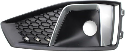 ya 4 8.14 for Audi A4 B9 S4 2018-2020 Front Bumper Grill Right Fog Light Lamp Cover