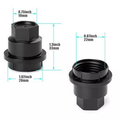 ya 5 8.10 5-Piece Black Lug Nut Cap 15661036 for Jimmy Sonama for Chevrolet S10 Suit Jacket