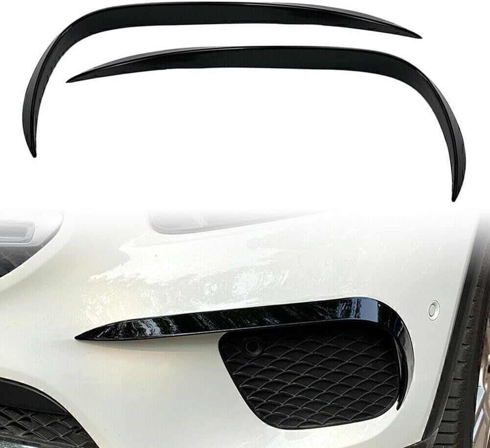 ya 6 8.24 baidi Front Bumper Lip Splitter Spoiler Fit for Mercedes-benz GLB X247 2020-2021 Black