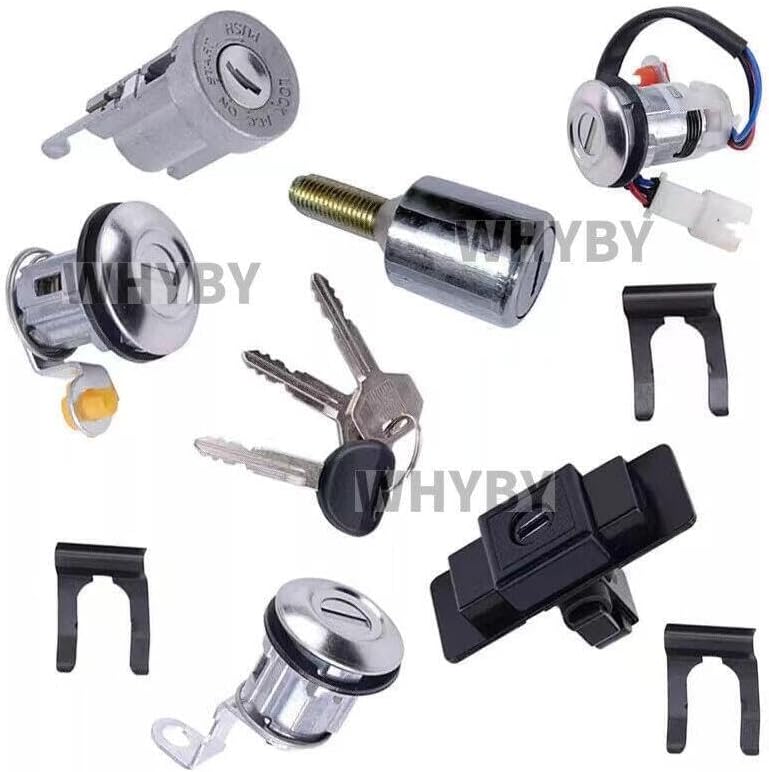 ya 5 8.24 baidi Lock Cylinder Set and Key for Mitsubishi for Pajero Montero MK2 1990-04 MR259744=
