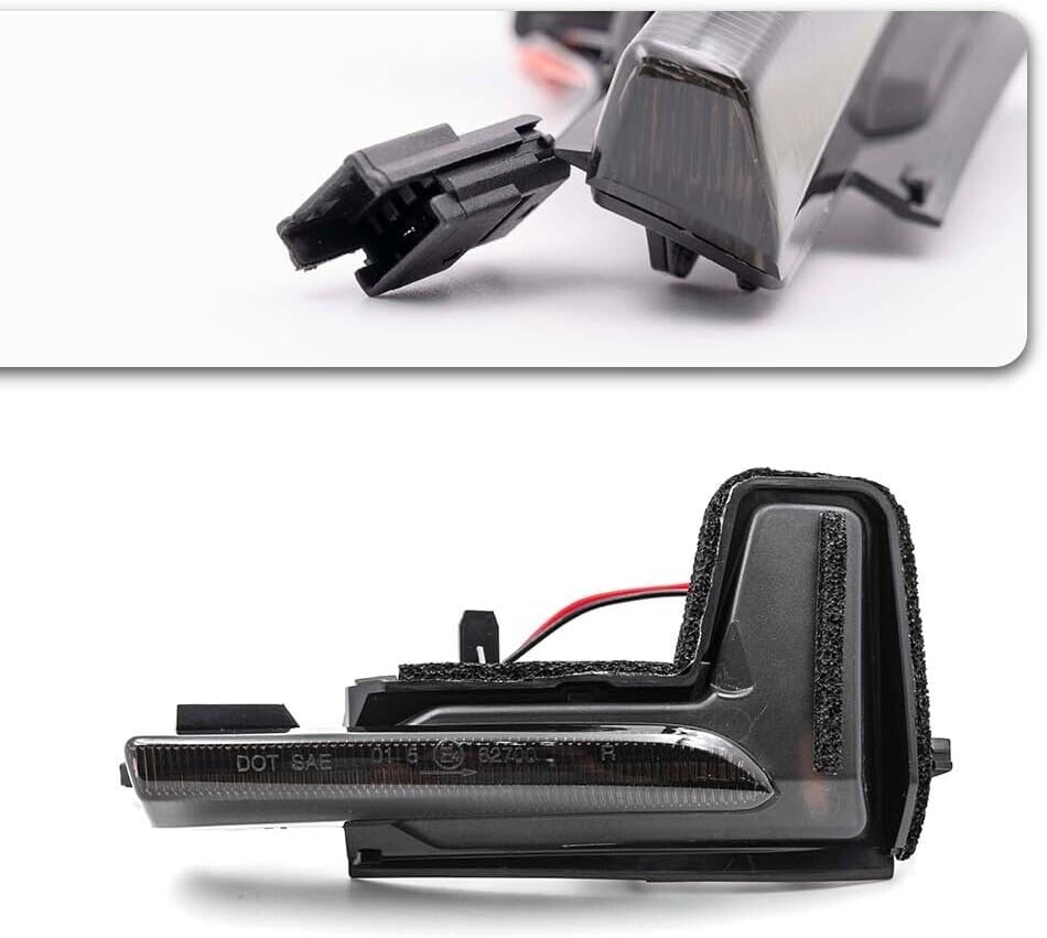 ya 7 8.24 baidi Dynamic Smoked Amber LED Side Mirror Lights for 2016-2021 for Volvo XC90 XC60 V90 S90 