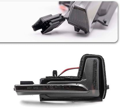 ya 7 8.24 baidi Dynamic Smoked Amber LED Side Mirror Lights for 2016-2021 for Volvo XC90 XC60 V90 S90 