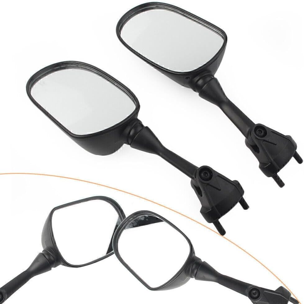 ya 2 8.15 Pair Rear View Mirrors Fit for Kawasaki ZX6R ZX-6R ZX636 2005-2008 ZX10R 04-10