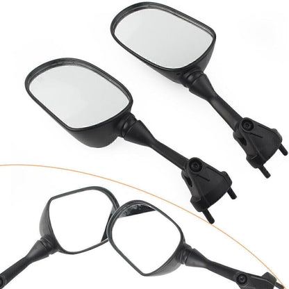 ya 2 8.15 Pair Rear View Mirrors Fit for Kawasaki ZX6R ZX-6R ZX636 2005-2008 ZX10R 04-10
