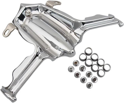 ya 2 8.15 Chrome Tappet Block Accent Protector for Harley Twin Cam 2000-2017 Dyna Touring